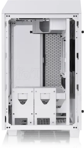 Photo de Boitier Mini Tour Mini ITX Thermaltake The Tower 100 avec panneaux vitrés (Blanc)