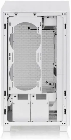 Photo de Boitier Mini Tour Mini ITX Thermaltake The Tower 200 avec panneaux vitrés (Blanc)