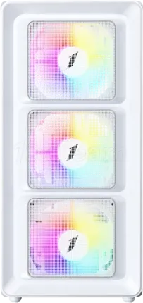 Photo de Boitier Moyen Tour ATX 1stPlayer BR7 RGB avec panneaux vitrés (Blanc)