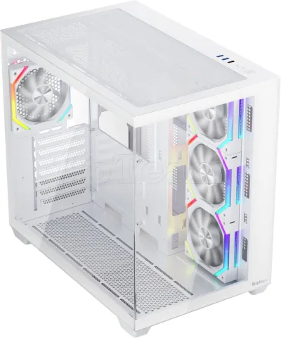 Photo de Boitier Moyen Tour ATX 1stPlayer BV7 ARGB avec panneaux vitrés (Blanc)