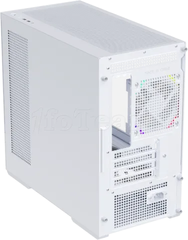 Photo de Boitier Moyen Tour ATX 1stPlayer CV6 RGB avec panneaux vitrés (Blanc)