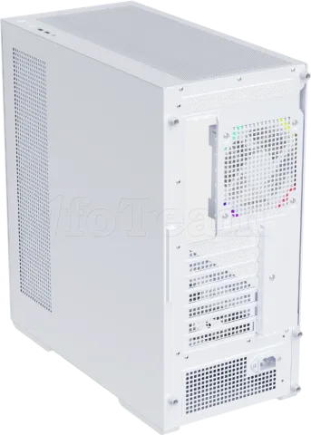 Photo de Boitier Moyen Tour ATX 1stPlayer CV7 RGB avec panneaux vitrés (Blanc)