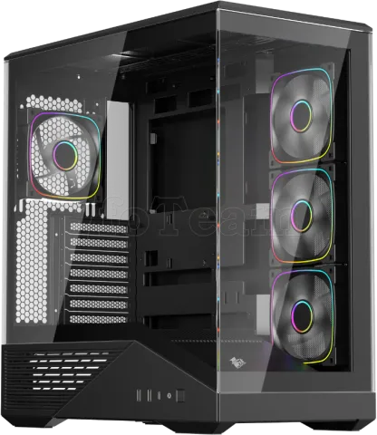 Photo de Boitier Moyen Tour ATX 1stPlayer GM7 RGB avec panneaux vitrés (Noir)