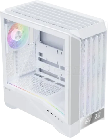 Photo de Boitier Moyen Tour ATX 1stPlayer GM8 RGB avec panneau vitré (Blanc)