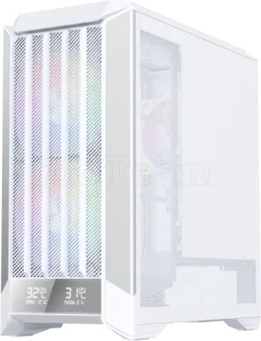 Photo de Boitier Moyen Tour ATX 1stPlayer GM8 RGB avec panneau vitré (Blanc)