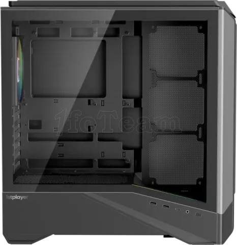 Photo de Boitier Moyen Tour ATX 1stPlayer GM8 RGB avec panneau vitré (Noir)