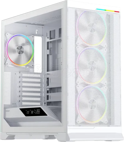 Photo de Boitier Moyen Tour ATX 1stPlayer GP8 RGB avec panneau vitré (Blanc)