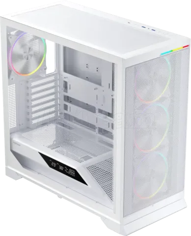 Photo de Boitier Moyen Tour ATX 1stPlayer GP8 RGB avec panneau vitré (Blanc)