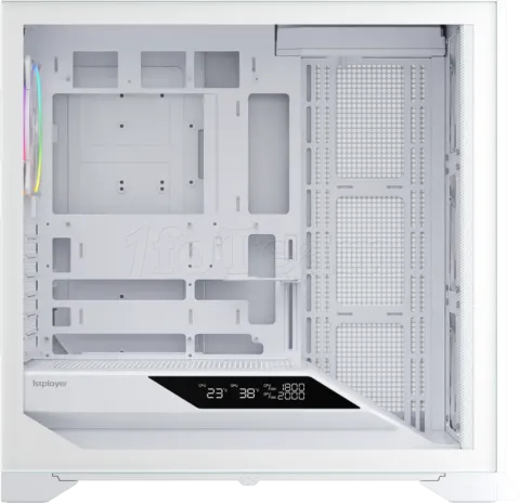 Photo de Boitier Moyen Tour ATX 1stPlayer GP8 RGB avec panneau vitré (Blanc)