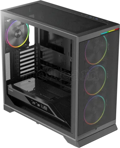 Photo de Boitier Moyen Tour ATX 1stPlayer GP8 RGB avec panneau vitré (Noir)