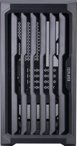 Photo de Boitier Moyen Tour ATX 1stPlayer H2 RGB avec panneau vitré (Noir)