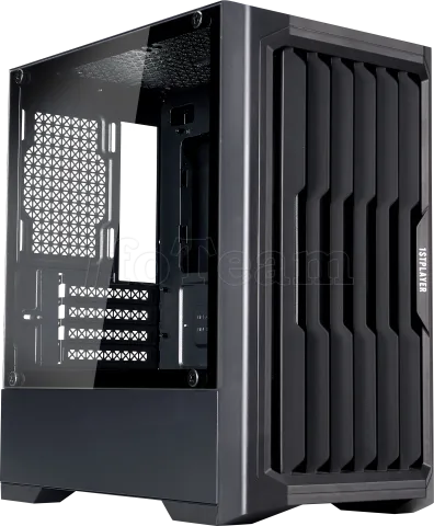 Photo de Boitier Moyen Tour ATX 1stPlayer H2 RGB avec panneau vitré (Noir)