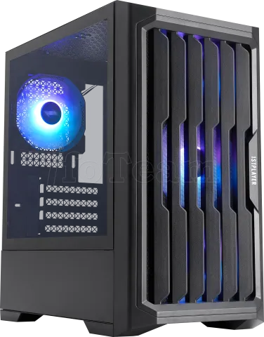 Photo de Boitier Moyen Tour ATX 1stPlayer H2 RGB avec panneau vitré (Noir)