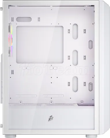 Photo de Boitier Moyen Tour ATX 1stPlayer H6 RGB avec panneau vitré (Blanc)