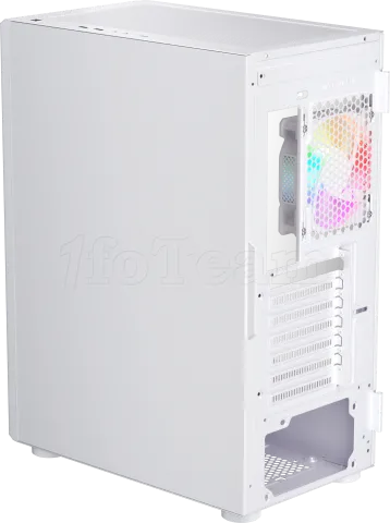 Photo de Boitier Moyen Tour ATX 1stPlayer H6 RGB avec panneau vitré (Blanc)