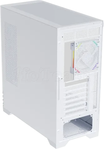 Photo de Boitier Moyen Tour ATX 1stPlayer MC8 RGB avec panneaux vitrés (Blanc)