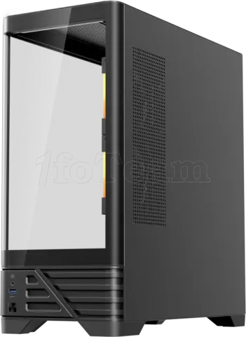 Photo de Boitier Moyen Tour ATX 1stPlayer MC8 RGB avec panneaux vitrés (Noir)