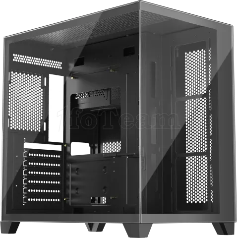Photo de Boitier Moyen Tour ATX 1stPlayer MV8 avec panneaux vitrés (Noir)