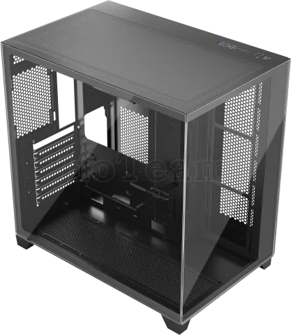 Photo de Boitier Moyen Tour ATX 1stPlayer MV8-TP RGB avec panneaux vitrés (Noir)
