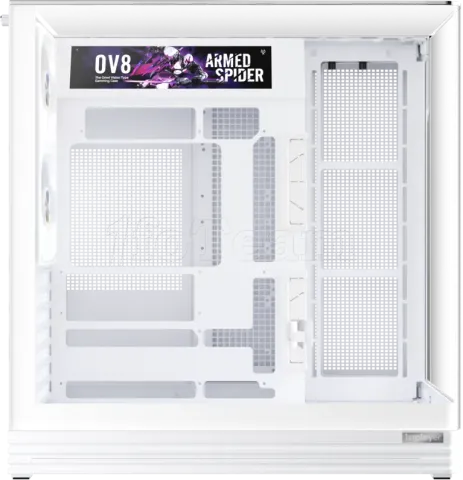 Photo de Boitier Moyen Tour ATX 1stPlayer OV8S RGB avec panneaux vitrés (Blanc)