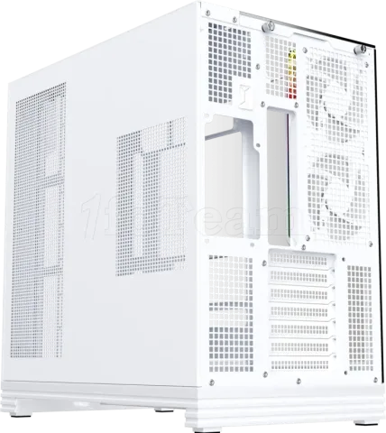 Photo de Boitier Moyen Tour ATX 1stPlayer OV8S RGB avec panneaux vitrés (Blanc)