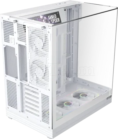 Photo de Boitier Moyen Tour ATX 1stPlayer OV8S RGB avec panneaux vitrés (Blanc)