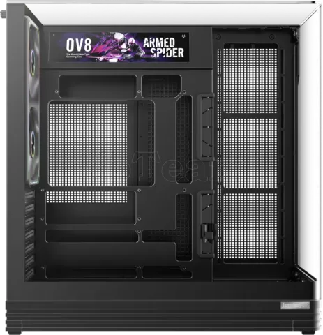 Photo de Boitier Moyen Tour ATX 1stPlayer OV8S RGB avec panneaux vitrés (Noir)