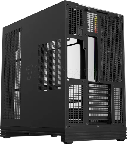 Photo de Boitier Moyen Tour ATX 1stPlayer OV8S RGB avec panneaux vitrés (Noir)