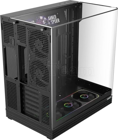 Photo de Boitier Moyen Tour ATX 1stPlayer OV8S RGB avec panneaux vitrés (Noir)