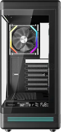 Photo de Boitier Moyen Tour ATX 1stPlayer PB8 ARGB avec panneaux vitrés (Noir)