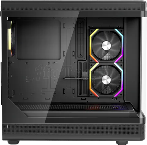 Photo de Boitier Moyen Tour ATX 1stPlayer PB8 RGB avec panneaux vitrés (Noir)