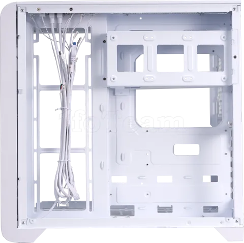 Photo de Boitier Moyen Tour ATX 1stPlayer RT7 RGB avec panneaux vitrés (Blanc)