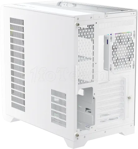Photo de Boitier Moyen Tour ATX 1stPlayer RT7 RGB avec panneaux vitrés (Blanc)
