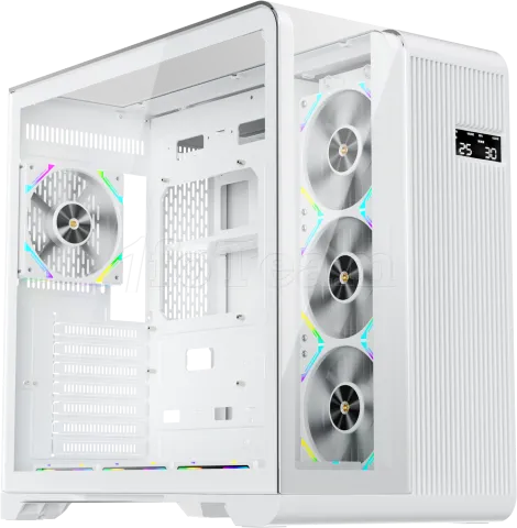 Photo de Boitier Moyen Tour ATX 1stPlayer RT7 RGB avec panneaux vitrés (Blanc)