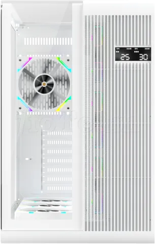 Photo de Boitier Moyen Tour ATX 1stPlayer RT7 RGB avec panneaux vitrés (Blanc)