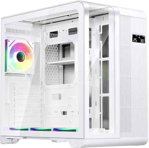 Photo de Boitier Moyen Tour ATX 1stPlayer RT7 RGB avec panneaux vitrés (Blanc)