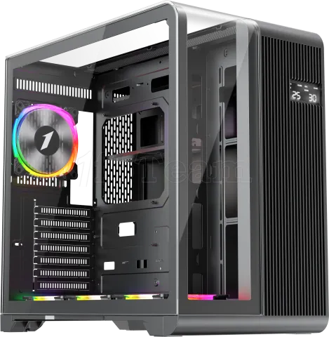Photo de Boitier Moyen Tour ATX 1stPlayer RT7 RGB avec panneaux vitrés (Noir)