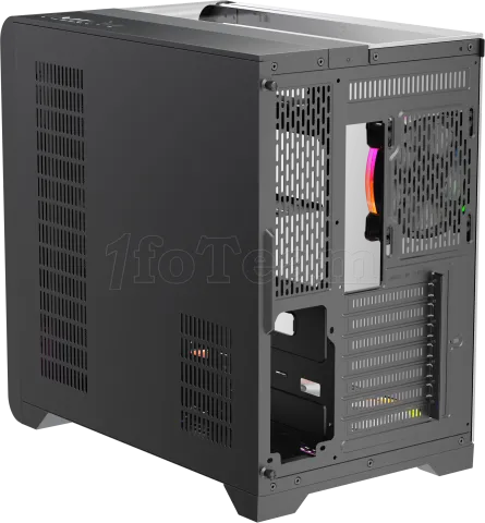 Photo de Boitier Moyen Tour ATX 1stPlayer RT7 RGB avec panneaux vitrés (Noir)