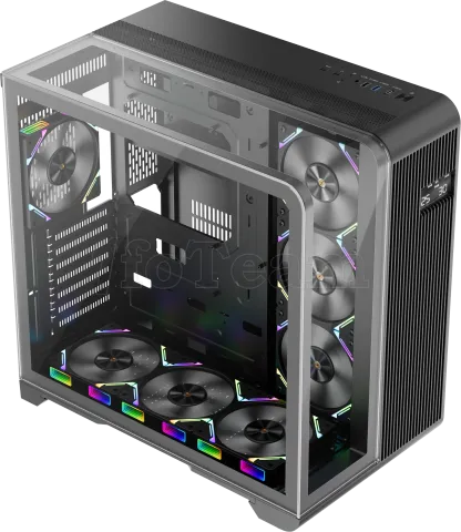 Photo de Boitier Moyen Tour ATX 1stPlayer RT7 RGB avec panneaux vitrés (Noir)