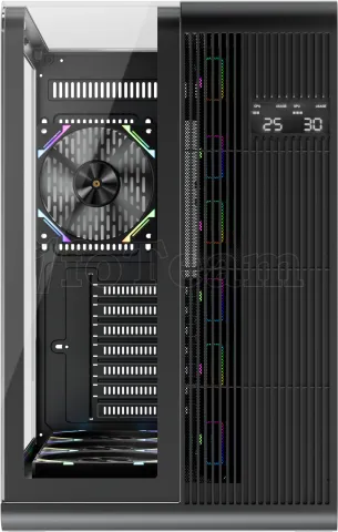 Photo de Boitier Moyen Tour ATX 1stPlayer RT7 RGB avec panneaux vitrés (Noir)