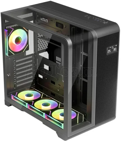 Photo de Boitier Moyen Tour ATX 1stPlayer RT7 RGB avec panneaux vitrés (Noir)