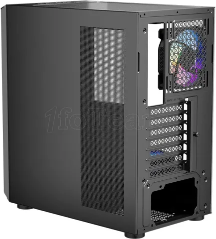Photo de Boitier Moyen Tour ATX 1stPlayer T7-P RGB avec panneau vitré (Noir)