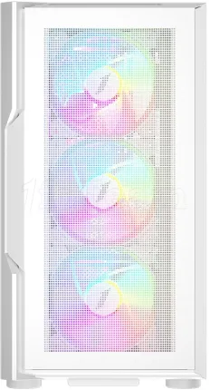 Photo de Boitier Moyen Tour ATX 1stPlayer Trilobite T7-P RGB avec panneau vitré (Blanc)