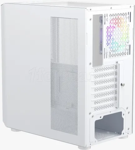 Photo de Boitier Moyen Tour ATX 1stPlayer Trilobite T7-P RGB avec panneau vitré (Blanc)
