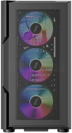 Photo de Boitier Moyen Tour ATX 1stPlayer Trilobite T7-P RGB avec panneau vitré (Noir)