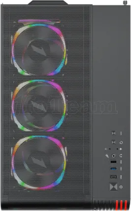 Photo de Boitier Moyen Tour ATX 1stPlayer VT7 RGB avec panneau vitré (Noir)