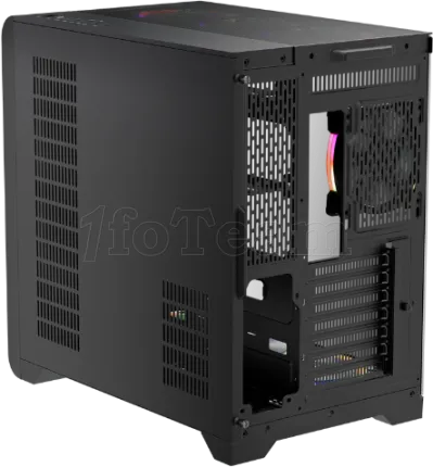 Photo de Boitier Moyen Tour ATX 1stPlayer VT7 RGB avec panneau vitré (Noir)