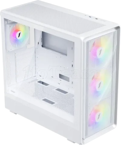 Photo de Boitier Moyen Tour ATX 1stPlayer WA8 RGB avec panneau vitré (Blanc)