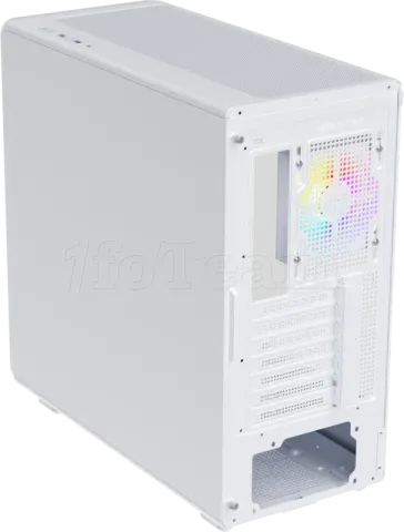 Photo de Boitier Moyen Tour ATX 1stPlayer WA8 RGB avec panneau vitré (Blanc)