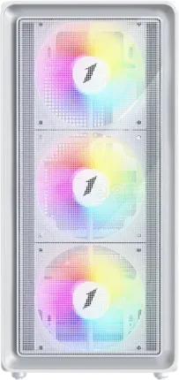 Photo de Boitier Moyen Tour ATX 1stPlayer WA8 RGB avec panneau vitré (Blanc)